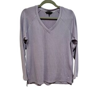 Banana Republic‎ Long Sleeve V-Neck T-Shirt Relaxed Fit Casual Top